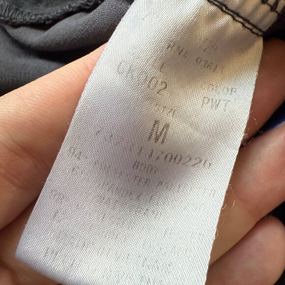 Cherokee Womens Elastic Waist Scrub Cargo Pants Size M Black Stretchy Straight L - Picture 4 of 5